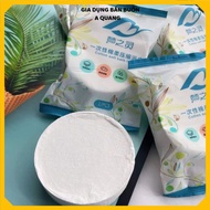 (COMBO of 5) GREEN COMPRESSED BATH TOWEL 73G - Thick Cotton, Fast Water Absorption