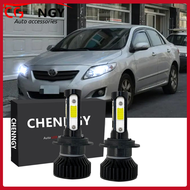 สำหรับ Toyota Altis (E140) ปี 2006 ถึง 2012 2013 (ไฟหน้า) - V4 6000K ชุดหลอดไฟ LED เปลี่ยนหลอดฮาโลเจ