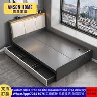 Bed 單人床 single bed 高箱床 儲物床 免費送貨 兒童床 榻榻米 訂造床 4尺床 落地床 軟包床架 牀架 床褥 tatami 收納床 訂製床 組合床 T259931