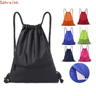AXIOM Drawstring Backpack Folding Storage Bag Shoulder Net Backpack Casual Environment-Friendly Beac