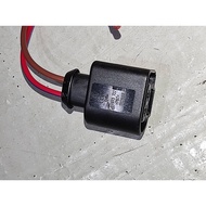 (1J0973722) VW 2 PIN SOCKET HOUSING FOR HEATER PIPE, FUEL PUMP, WASTEGATE, WASHER PUMP