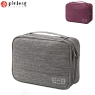 PINLESG Data Cable Storage Bag, Waterproof Three Layers Headphone Pouch, Hot  Wear-resistant Currenc