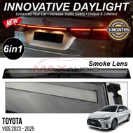 6in1 Running Rear Garnish LED TOYOTA VIOS 2023 - 2025 Bumper Trunk Bonnet Brake Signal Light Bar