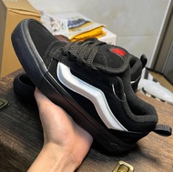 [ SEPATU PREMIUM ] - SEPATU VANS KNU SKOOL FULLBLACK HITAM POLOS SNEAKERS FOR MEN AND WOMEN WAFLE DT