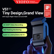 VIOFO VS1 Dashcam, 2K QHD, Sony Starvis 2, HDR,Voice Command,5GHz WiFi,Motion Detection Parking Mode