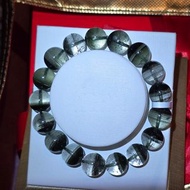 #綠幽靈聚寶盆手串 13mm