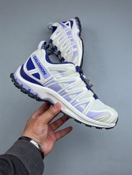 💜Brand New🏆Salomon XA Pro 3D White Lavender Shoes/salomon/hiking shoes/merrell/hiking/merrell moab 3