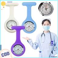 Medical pin silicone table Colorful wall watch Nursing Fob Watch Silicone Watch Women Silicone Watch