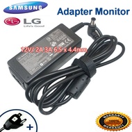 Samsung/LG Adapter 12V/2A/3A 6.5 x 4.4mm หัวเข็ม For Monitor LCD/LED / scanner / Printer Other สายชา