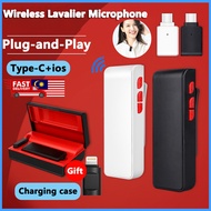 Wireless Microphone Phone Mic Lavalier Live Mic Lapel Portable Mini Mic for Recording Tiktok Plug No