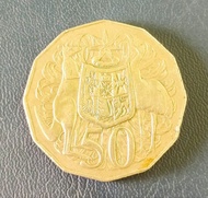 50 sen Elizabeth II Australia 1975