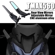 กระจกวิงเก็ทปรับ Kaca Spion Motor ได้ TMAX560สำหรับ T-MAX560ยามาฮ่า T-MAX 560 TMAX 560 2022 2023อุปก