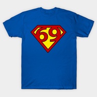 Vintage Super 69 T-Shirt Authentic Cotton 1 S-5XL y2k Wrinkle Resistant Fashion Thick White