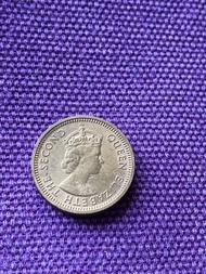 香港 舊版硬幣 五仙 1971年