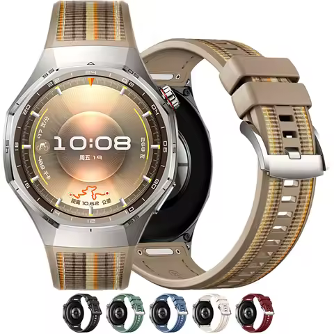 Silicone Nylon Strap for Huawei Smart Watch GT6 Pro 46mm Original Replace Quick Release Band for Hua