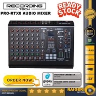 Recording Tech Pro-RTX8 8 channel professional audio mixer