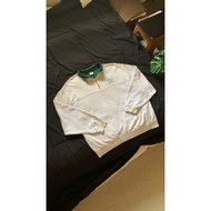 Rodeo crown half zipper gray sweater