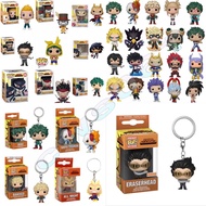 FUNKO POP My Hero Academia Series Vinyl Figure &amp; Keychain Deku/All Might/Katsuki/Todoroki Action Figurine Toy Keyring