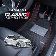 Kamatto Classic Peugeot 208 2013 - Present Car Floor Mat and Carpet