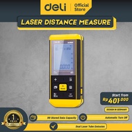 Deli Tools Meteran Laser Digital / Laser Rangefinders 120 M Dual Laser Tube Emission DL331XX0