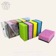 Cleaning Sponge With Scouring Pad Household Dish Pot Cleaning Wash Scour Pad 海绵与百洁布 80036