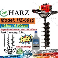 Harz HZ-6015 Earth Auger Machine Mesin Korek Tanah Lubang Pokok Pengorek Tanah Penggali Lubang Tanah