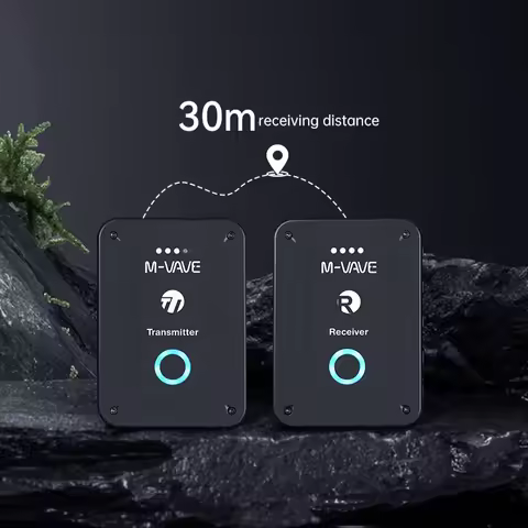 M-vave WP-9 Wireless Earphone Monitor 2.4G Rechargeable Transmitter Receiver Volume Stereo Mono Mute