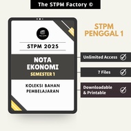 STPM 2025 | Nota Ekonomi (Semester 1)