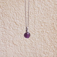 Amethyst Crystal Dew Necklace