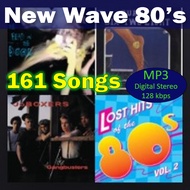 New Wave 80's Mp3 music CD