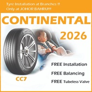 [FREE PASANG] CONTINENTAL COMFORT CONTACT 7 CC7 CC6 JOHOR BAHRU TYRE