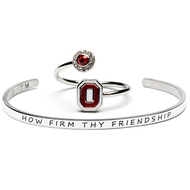 Love Ohio State Ring and Bangle Gift Set | Ohio State University Jewelry | OSU Ring | Ohio State Buc