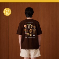 Mustard Mushroom Tee - Chocolate | เสื้อยืด ผ้านุ่มพิเศษ