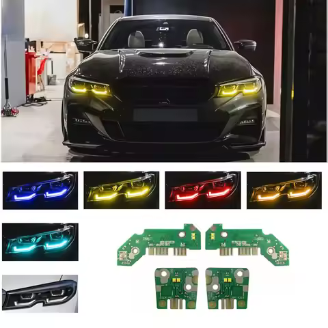 For 2019-2022 G20 G21 EURO Version BMW 3 Series 1set LED daytime running lights Module 63118496133 6