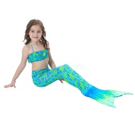 (3-12 ปี) Mermaid Swimming for Kids ชุดว่ายน้ำเด็กผู้หญิง ชุดนางเงือกเด็ก ชุดว่ายน้ำเด็ก  ชุดนางเงือก เสื้อผ้าเด็ก เสื้อผ้าเด็กผู้หญิง ชุดเด็ก Bikini เซ็ท 3 ชิ้น รุ่น Super Dot (สีชมพู)