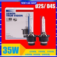 NEW2X 35W D2S D2R D4S D4R HID Xenon bulb Light 4300K 6000K 8000K D2C HID lamp