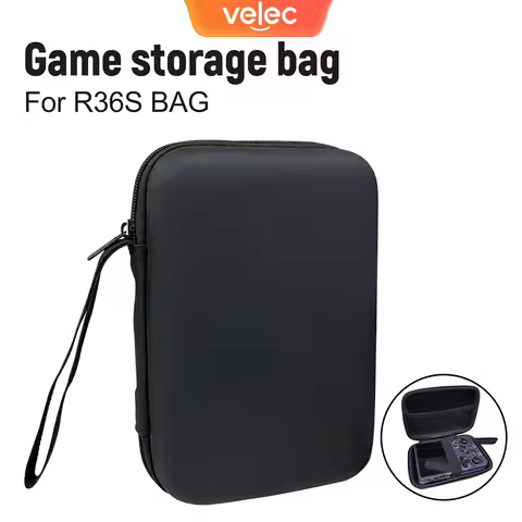 Velec Case for Handheld Video Game Bags Console for R36S K36 SUP G5 Case Anti-drop Pressure Carry Pr