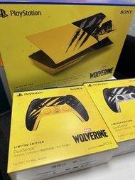 《全新限量現貨》PlayStation 5 PS5 Slim 主機護蓋-《漫威狼人》戰鬥黃色限量版、DualSense™ 無線控制器- 《漫威狼人》亞德曼合金限量版、戰鬥黃色限量版
