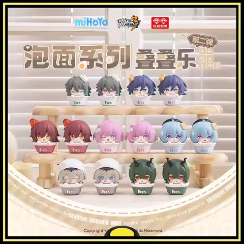 Honkai Impact 3 Action Figures Model Aponia Eden Griseo Fu Hua Su Elysia Stacking Toys Instant Noodl