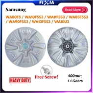 Heavy Duty Samsung 400mm 40cm WA80F5 WA10F5S3 WA11F5S3 Washing Machine Pulsator 11 Gears 11z (2493) 