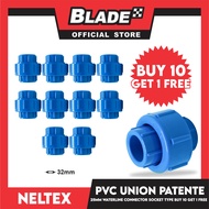 Buy 10 Get 1 Free! Neltex PVC Union Patente Socket Type 32mm (1inch) For Waterline Live Connection a