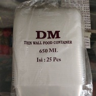 Thin Wall food container plastic 650ml