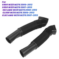 【US1】-1Pair Car Air Duct Intake Hose for W221 W216 S500 CL550 CL63AMG M278 2006-2013 A2780904782 A27