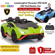 Lamborghini Huracan STO Drift 24v Children Electric Ride On Sport Car Toy with remote control