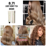 Bremod Hair Color 8.71 Light honey tea brown hair Dye