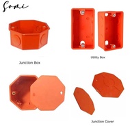 JUNCTION BOX / UTILITY COVER PVC ORANGE