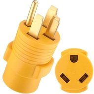Penyesuai RV Kanayu 50 Amp ke 30 Amp Serasi dengan NEMA 14-50P ke TT-30R 50A Male Plug ke 30A Female