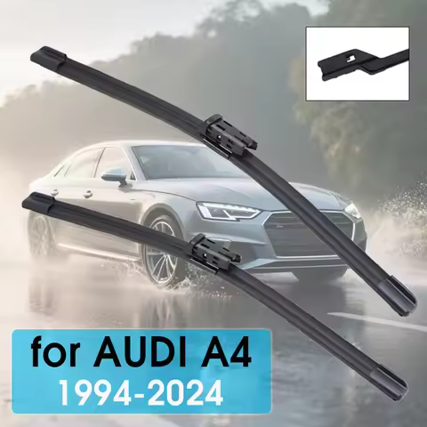 For AUDI S4 RS4 Avant A4 B5 B6 B7 B8 B9 1994-2024 Car Wiper Blade Front Wipers Fit U Hook&Top Lock A
