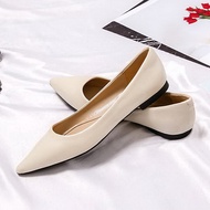 Women's Single Shoes Pointed Flat Shoes Flat Heel Soft Bottom Comfortable Professional Women's Shoes