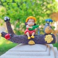 Full 1 Set Birthday Gift Anime My Neighbor Hayao Miyazaki Totoro Action Figure Toy Mini Aquarium PVC